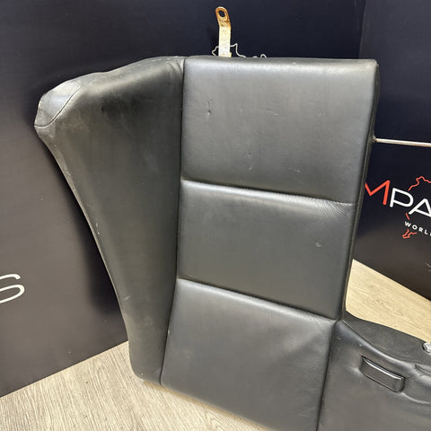 BMW 01-06 E46 M3 Convertible Rear Seat Back Rest Cushion Black Leather Backrest