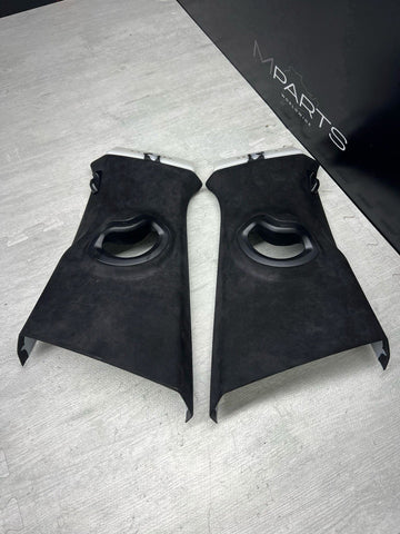 BMW 20-25 X6 X6M G06 F96 Front Left & Right Alcantara B Pillar Pillars Trims