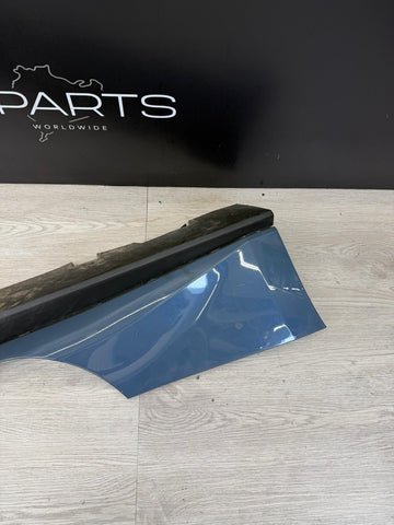 2024–2025 Ford Mustang RH Rocker Side Skirt / Molding Blue OEM PR3B-C10154-A-0