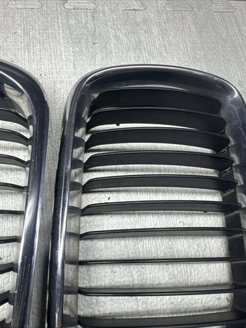 BMW E36 328IC M3 318I 320I 325I Front Bumper Kidney Grille Pair OEM Chrome