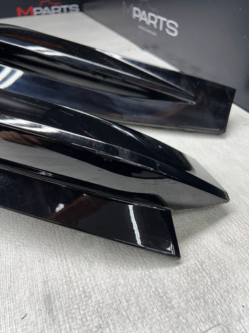 21-25 OEM BMW G80 M3 Sedan Rear Bumper Lower Trims Spoilers Gloss Black OEM