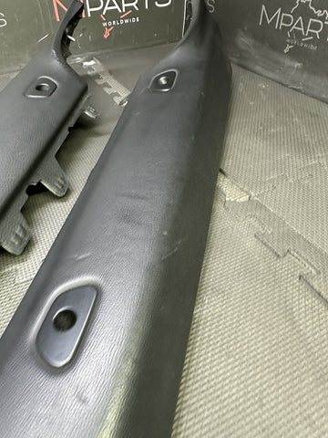 2008-2013 BMW E93 M3 Left Driver Rear Top Trims Black Convertible Original OEM