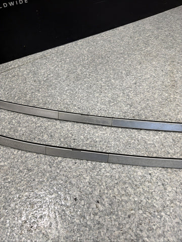 BMW E46 325 330 M3 Roof Rails Moldings Trims Pair Coupe OEM