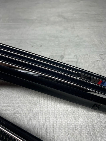 01-06 BMW E46 M3 Left Right Fender Vent Grilles Grills Trims Chrome Genuine OEM