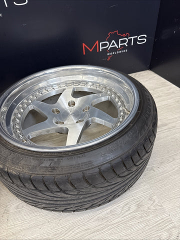 BMW 87-99 E30 E36 M3 RENNEN 17”WHEELS RIMS CHROME SET OF 4