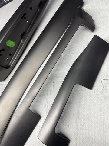 01-06 BMW E46 M3 Convertible Interior Armrests Trim Set Titan Shadow Grey