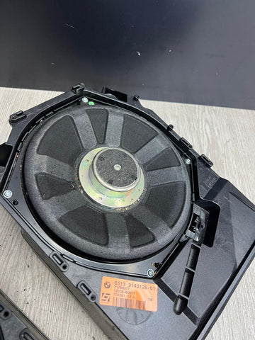 BMW 335 2008 E90 E92 Front Right & Left Under Seat Subwoofer Set 6513-9143136-01