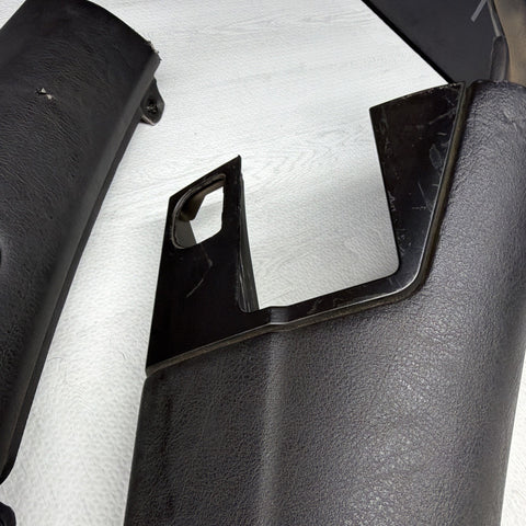 BMW 01-06 E46 325 330 M3 OEM Convertible Rear Top Lateral Trims Panels Black