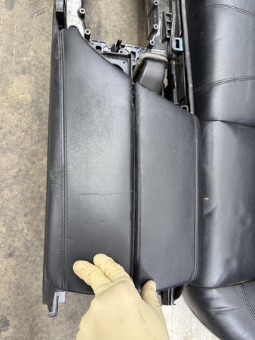 BMW F10 M5 11-16 FRONT HEATED ACTIVE SEATS BLACK MERINO DOOR PANELS BENCH 71k