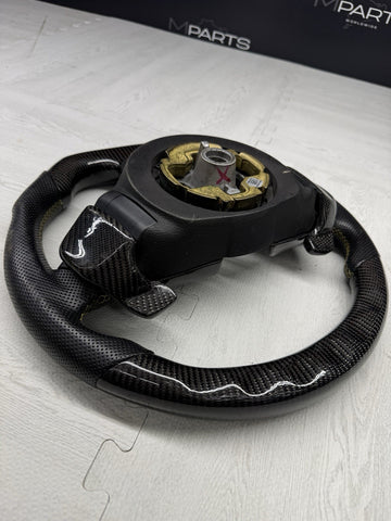 BMW E60 E63 E64 M5 M6 06-10 SMG Steering Wheel Carbon Fiber LED Performance