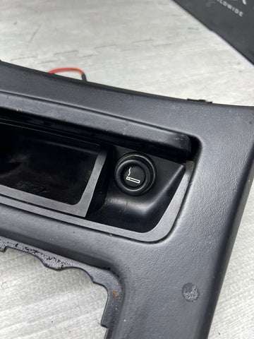 09-13 BMW E93 M3 CONVERTIBLE DCT CIC LEATHER CENTER CONSOLE TRIM