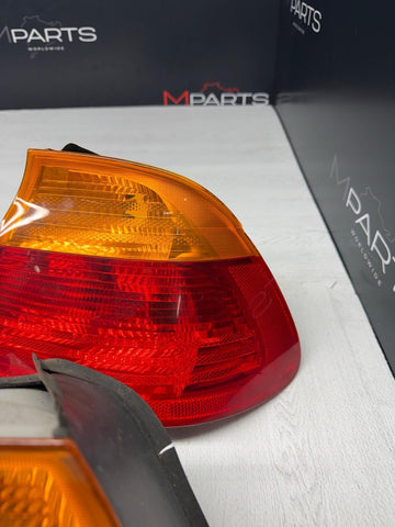 99-02 BMW E46 325ci 330ci M3 CONVERTIBLE BRAKE TAIL LIGHTS AMBER 8375801 OEM