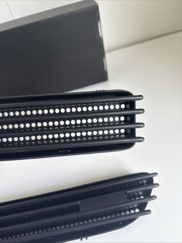 NEW 01-06 BMW E46 M3 Left Right Fender Vent Grilles Grills Trims Matte Black