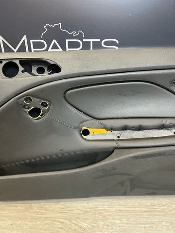 01-06 BMW E46 M3 PASSENGER RIGHT SIDE DOOR PANEL CARD BLACK OEM