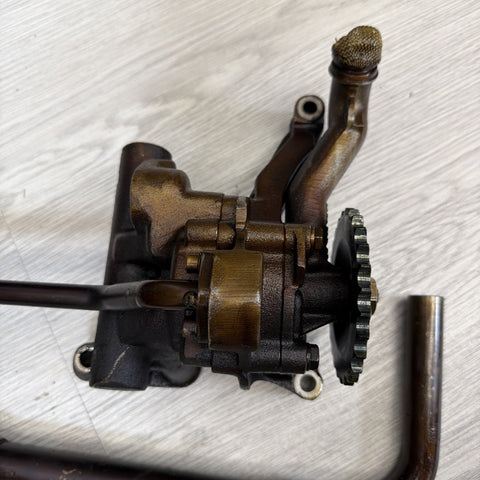 01-06 BMW E46 M3 S54 Engine Oil Pump + Pick Up Tubes