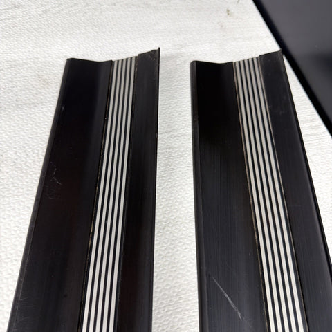 96-99 BMW E36 M3 Coupe Door Sills Trims Pair Black OEM