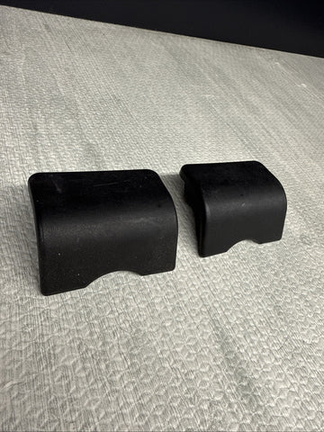 BMW E46 M3 REAR SEATBELT COVERS CAPS 7009902 52207009903 BLACK Genuine