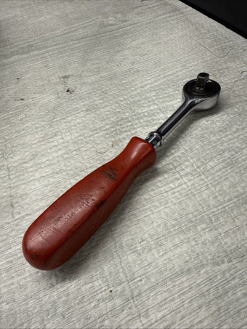 SNAP ON TOOLS TM741R 1/4” DRIVE ROUND HEAD RATCHET RED RACING EDITION - USA