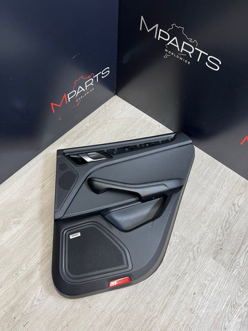 Porsche 15-21 Macan Rear Door Card Panel Black Right Passenger BOSE