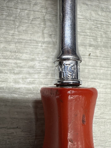 SNAP ON TOOLS TM741R 1/4” DRIVE ROUND HEAD RATCHET RED RACING EDITION - USA