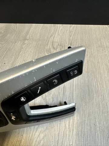 14-16 BMW F06 M6 SHIFTER TRIM w/ SUSPENSION PDC CAMERA SWITCH BUTTONS