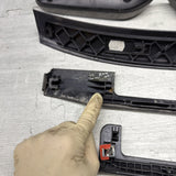 01-06 BMW E46 M3 Convertible Interior Armrests Trim Set Titan Shadow Black