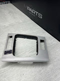 01-06 BMW E46 M3 Convertible Interior Center Shift Shifter Trim Brushed Aluminum
