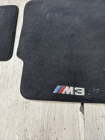 Used Genuine 01-06 BMW E46 M3 Convertible Carpets Floor Mats Black Front & Rear
