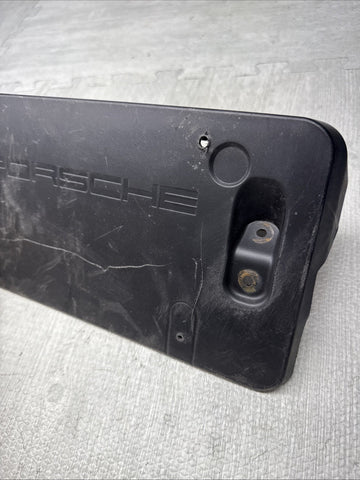 Porsche License Plate Bracket - Genuine Porsche 95B807287F1E0