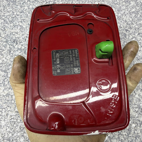 01-06 BMW E46 M3 Rear Fuel Gas Tank Flap Filler Lid Cover Cap Imola Red OEM