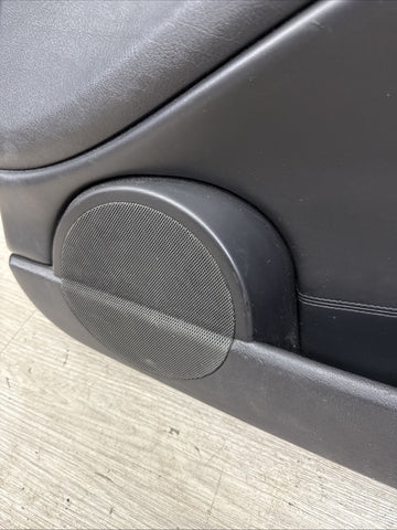 01-06 BMW E46 M3 FRONT PASSENGER RIGHT SIDE DOOR PANEL CARD BLACK OEM