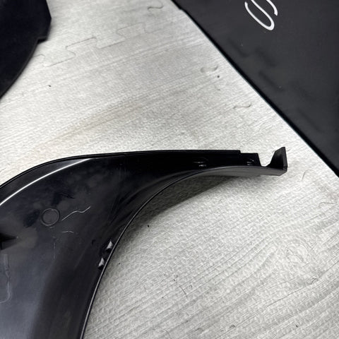 01-06 BMW E46 M3 Left Right Kick Dead Pedals Covers Trims Panels Genuine Black