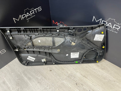 01-06 BMW E46 M3 PASSENGER RIGHT SIDE DOOR PANEL CARD BLACK OEM