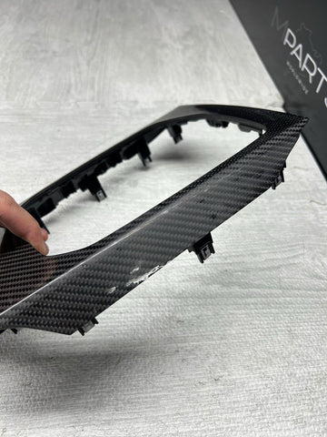 BMW 21-26 G80 G82 G83 M3 M4 Carbon Fiber Interior Center Console Trim OEM