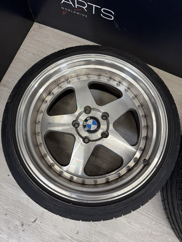 JNC Wheels 5x120 Rims JNC010 Silver Machined Face 18x9 18X10 ET30