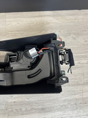 08-13 BMW E90 E92 E93 M3 Center Console Extended Leather Silverstone Palladium