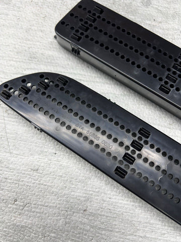 01-06 BMW E46 M3 Gloss Black Fender Vents Grilles Grills Trims NO EMBLEMS