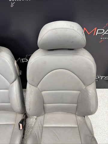 01-06 BMW E46 M3 Coupe Interior Front Not Heated Seats Dove Gray