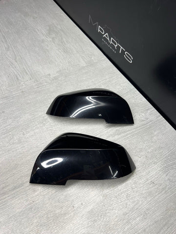 BMW 1 2 3 4 Series F30 F31 F32 Wing Mirror Covers Pair Black OEM