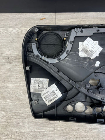 01-06 BMW E46 M3 PASSENGER RIGHT SIDE DOOR PANEL CARD BLACK OEM