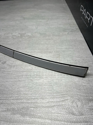 BMW E46 330CI M3 325CI Roof Rails Moldings Trims Titanium Silver Pair Coupe OEM