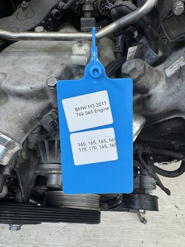 2011 BMW E90 E92 E93 M3 08-13 S65 V8 4.0L Complete Engine Motor 76k Miles