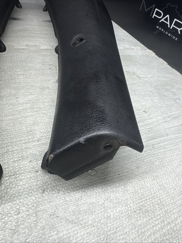 01-06 BMW E46 M3 CONVERTIBLE REAR INTERIOR QUARTER TRIMS COVERS PANELS BLACK