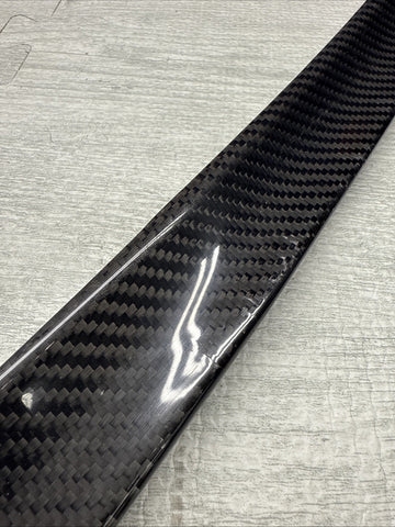 2001-2006 BMW E46 M3 Rear Trunk Spoiler Lip Carbon Fiber *Bubbling / Warped*