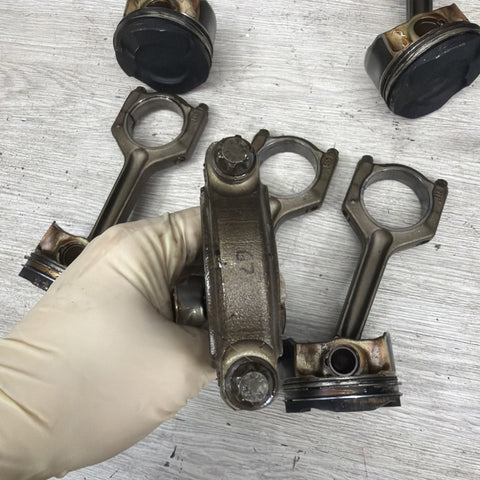 BMW OEM E36 M3 S52 PISTONS CONNECTING RODS SET 11251405702 11241247175