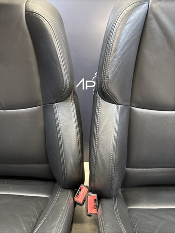 08-13 BMW E92 M3 Coupe Original Black Interior Front Seats Powered Non Heated