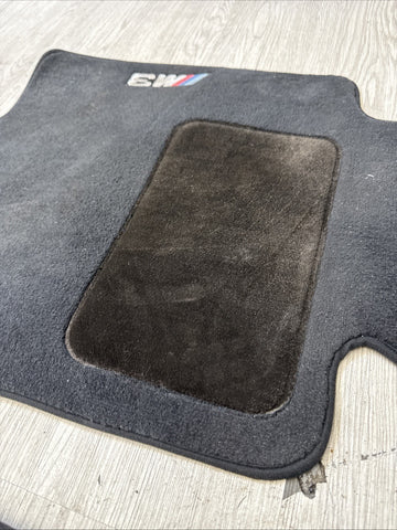 Used Genuine 01-06 BMW E46 M3 Convertible Carpets Floor Mats Black Front & Rear
