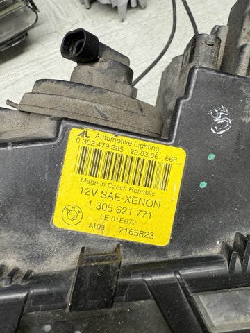 BMW 02-06 E46 330 M3 Bixenon Headlights Complete Set Yellow 1305621771