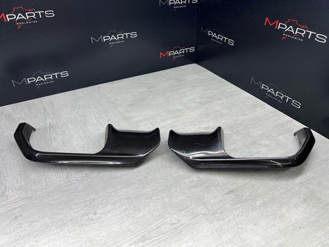 BMW 20-25 F91 F92 F93 M8 Rear Carbon Fiber Diffuser Diffusers Trims OEM