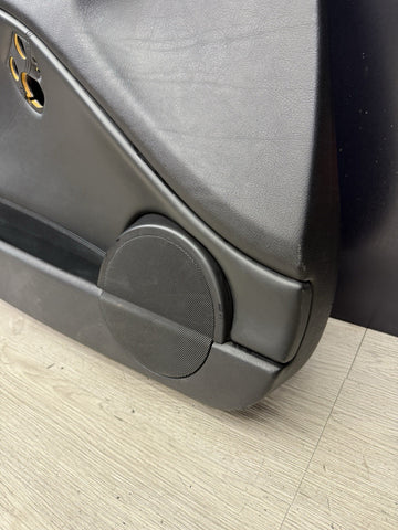 01-06 BMW E46 M3 DRIVER LEFT SIDE DOOR PANEL CARD BLACK OEM